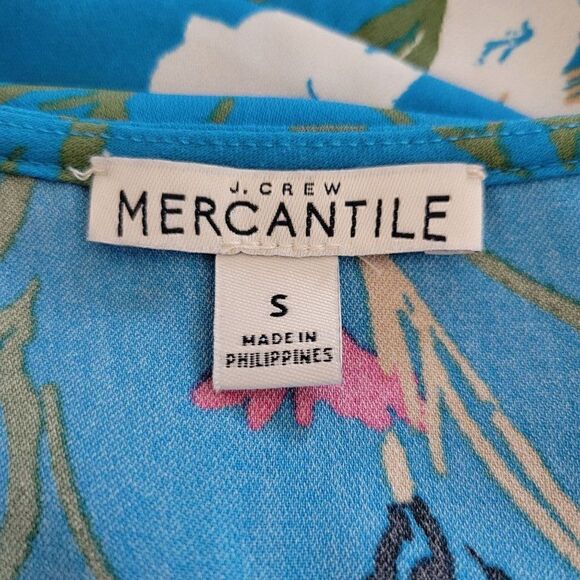 J. Crew Mercantile Ruffle Wrap Midi Hi-Lo Floral Dress (Size S) - Picture 6 of 8